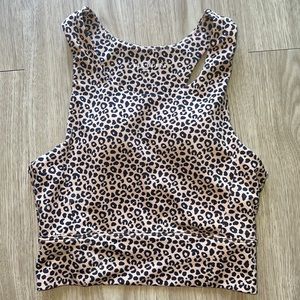Cheetah sports bra